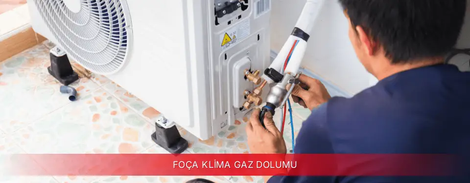 Foça İlçemi ECA Klima Gaz Dolumu
